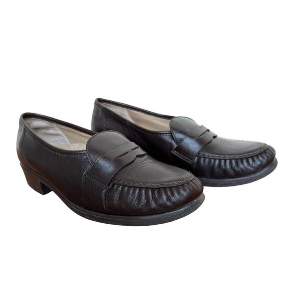 Jenny by Ara Leather Moccasins - Size 6 H - Made in Germany - Picture 3 of 7